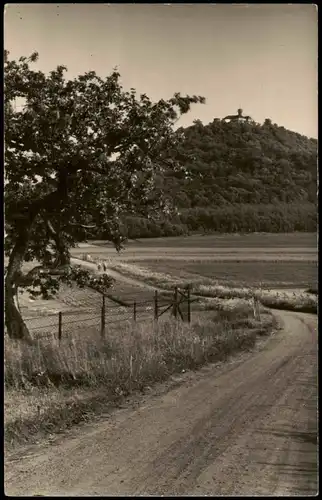 Ansichtskarte Görlitz Zgorzelec Landeskrone mit HO-Berghotel 1958
