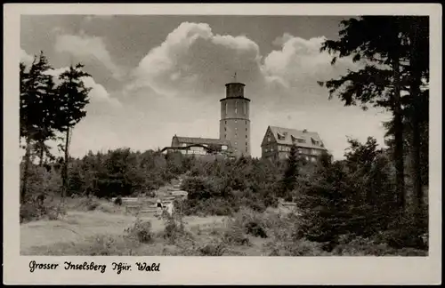 Ansichtskarte Brotterode Grosser Inselsberg im Thüringer Wald 1953