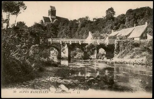 CPA Saint-Céneri-le-Gérei ALPES MANCELLES, Saint-Ceneri 1910