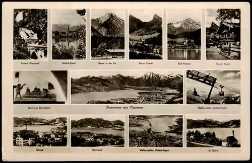 .Bayern Bayern (Allgemein) Mehrbild-AK div. Ortsansichten & Orte 1951