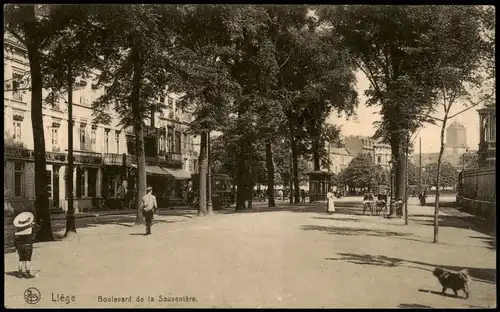 Lüttich Luik Lîdje Feldpostkarte Boulevard de la Sauvenière 1915   Feldpost