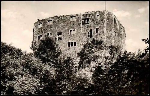 Ansichtskarte Bad Liebenstein Burg Burgruine 1962