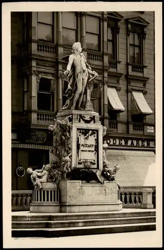 Ansichtskarte Wien Mozartdenkmal v. Tilgner 1925