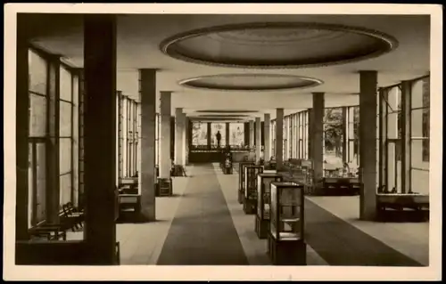 Ansichtskarte Bad Elster Wandelhalle Innenansicht 1956