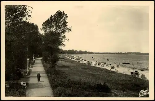 Ansichtskarte Boltenhagen Promenade und Strand 1955