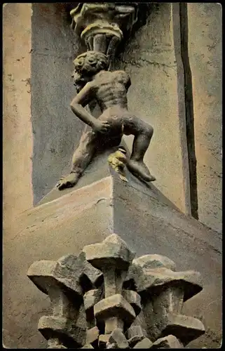 Ansichtskarte Goslar Dukaten-Männchen am Kaiserworth 1910