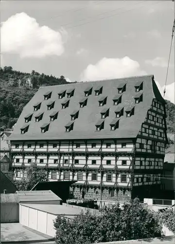 Geislingen an der Steige Grosses Fachwerkhaus, Ort unbekannt/unleserlich 1960