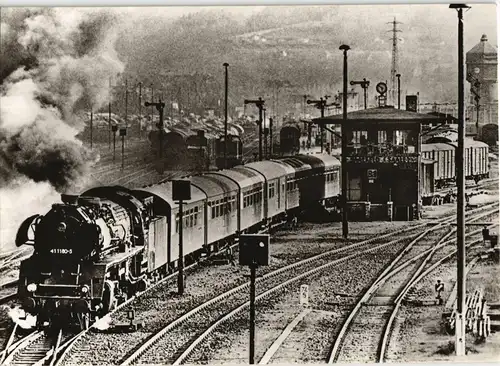 Saalfeld (Saale) Dampflokomotivenim Einsatz der Baureihe 41 Reko, 1982 1983/1982