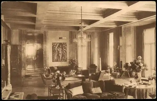 CPA .Frankreich Innenansicht Restaurant Frankreich France 1924