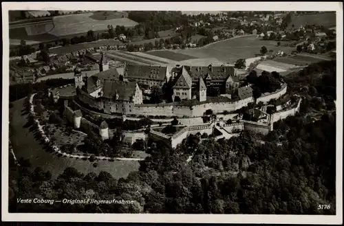 Ansichtskarte Coburg Luftbild 1932