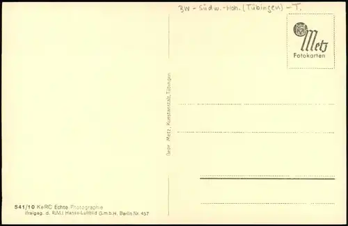 Ansichtskarte Tübingen Luftbild 1932