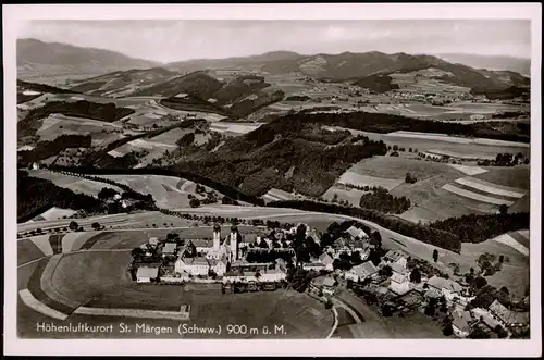 Ansichtskarte St. Märgen Luftbild 1934