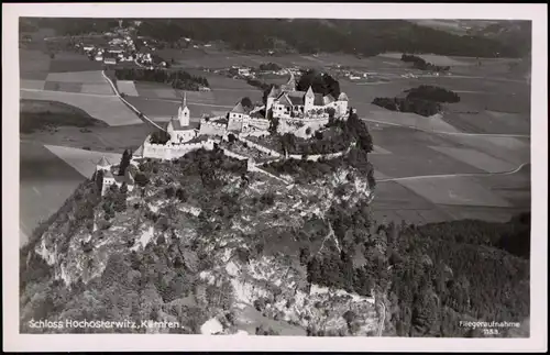 Ansichtskarte St. Georgen am Längsee Hochosterwitz - Luftbild 1930