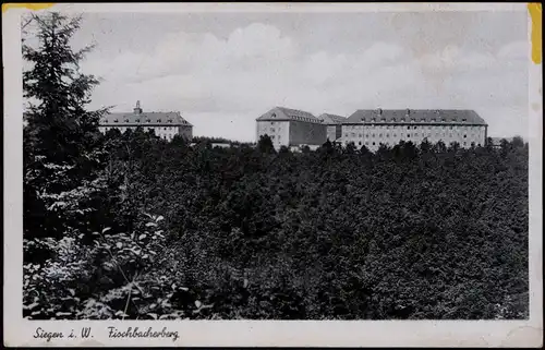 Ansichtskarte Siegen Fischbacherberg 1941  gel. Feldpost WK2