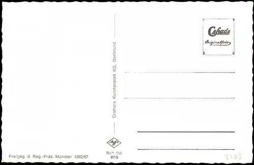 Ansichtskarte Rehburg-Loccum Luftaufnahme Luftbild 3056 Rehburg 1967