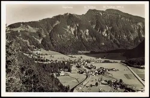 Ansichtskarte Bayrischzell Panorama-Ansicht 1961
