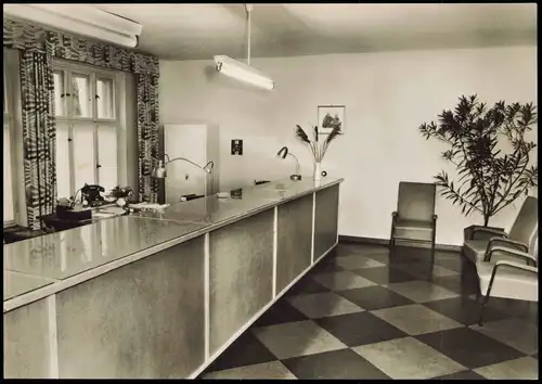 Ansichtskarte Bad Wilsnack Kurverwaltung (Patientenaufnahme) 1968/1965