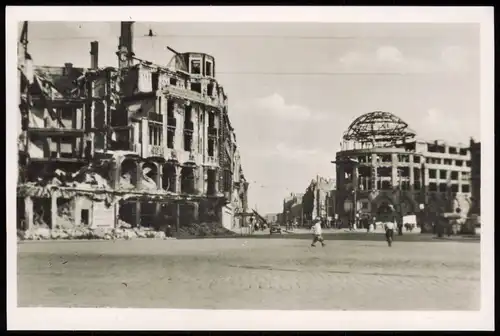 Tiergarten-Berlin Potsdamer Platz belebt vor und nach der Zerstörung 1937|1945