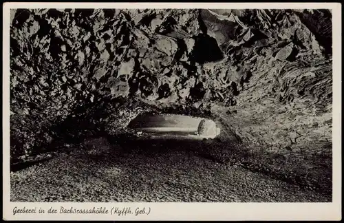 Bad Frankenhausen Gerberei in der Barbarossa-Höhle (Kyffh. Geb.) 1930