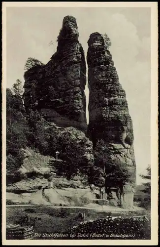 Ansichtskarte Dahn Die Wachtfelsen bei Dahn (Braut u Bräutigam) 1930