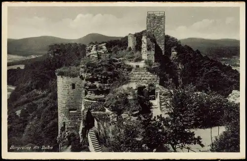 Ansichtskarte Dahn Burgruine Alt-Dahn 1930
