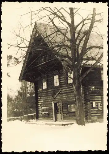 Foto Wannsee-Berlin Blockhaus Nikolskoe 1955 Privatfoto Foto