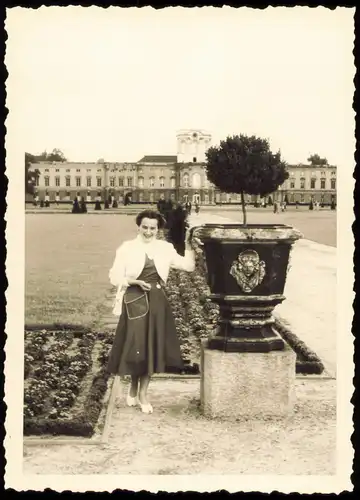 Charlottenburg-Berlin Schloss ´´Schlossgarten 1955 Privatfoto Foto