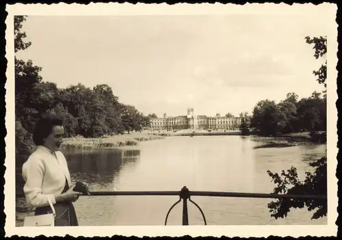 Charlottenburg-Berlin Blick auf Schloss Charlottenburg 1955 Privatfoto Foto