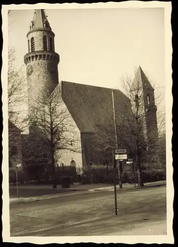 Steglitz-Berlin Lukaskirche, Bergstraße Friedrichsruher Straße 1955 Privatfoto