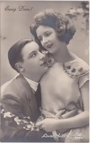 Ansichtskarte  Ewig Dein! 1918