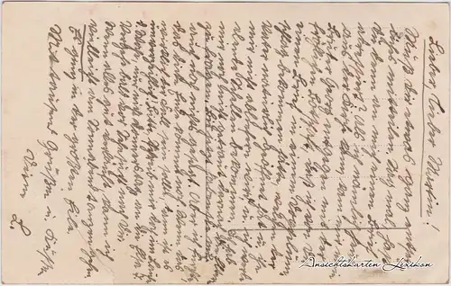 Ansichtskarte  Hab mich lieb 1926 