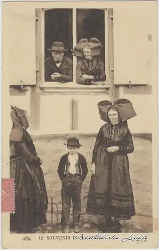 Ansichtskarte  Souvenir D'Alsace 1928