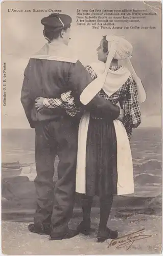 Ansichtskarte  L'Amour aux Sables-D'Ononne 1903 