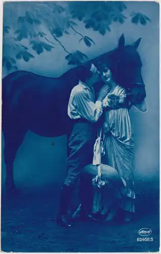 Ansichtskarte  Erotik-Karte - Blaudruck 1927