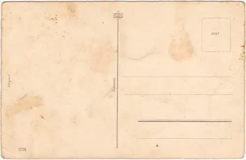 Ansichtskarte  Schneeballschlacht - Kinder (Künstlerkarte) 1932