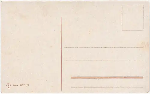 Ansichtskarte  Nur der Liebe sei geweiht, unser Herz für alle Zeit. 1917