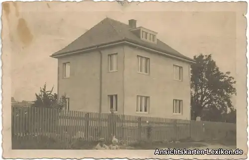 Foto  Aufnahme eines Hauses 1940 Privatfoto