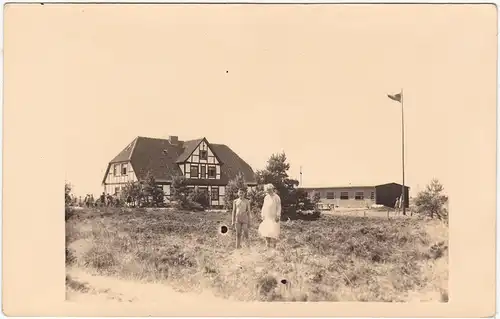 Ansichtskarte  Badelager 1918 Privatfoto 