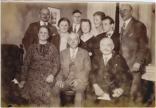 Foto  Besuch von Onkel Johann 1928 Privatfoto 