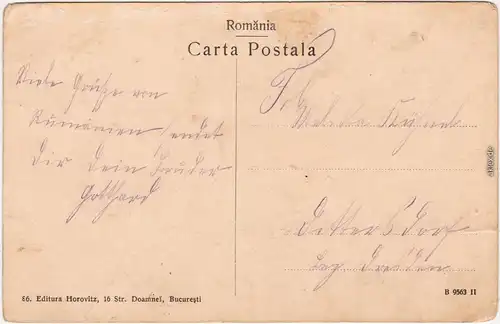 Rumänien Busteni România Steinbruch in den Karpaten Karpaty
 1913