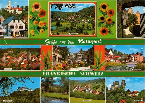 Ansichtskarte  Naturpark Fränkische Schweiz 1992