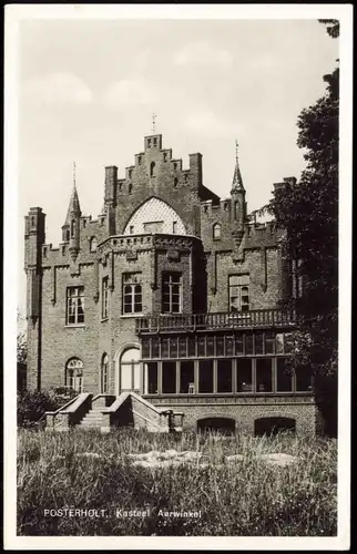 Postkaart Posterholt Postert Kasteel Aarwinkel 1955