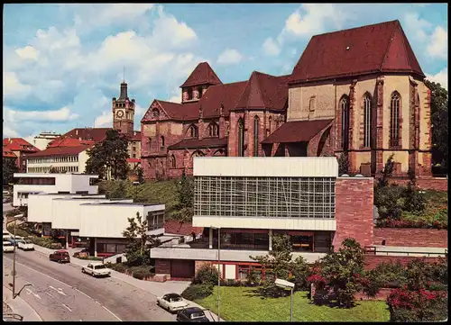 Ansichtskarte Pforzheim Schloßkirche St. Michael Gemeindezentrum 1970