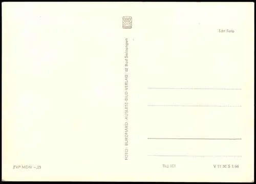 .Thüringen  Steigermühle Finsterbergen Friedrichroda Schweizerhaus Tabarz 1966