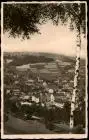 Postcard Semil Semily Panorama-Ansicht 1944