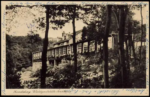 Ansichtskarte Gevelsberg Wald-Gaststätte Forsthaus 1958