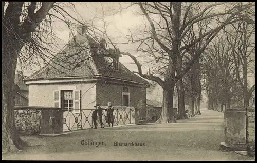 Ansichtskarte Göttingen Partie am Bismarckhaus 1920