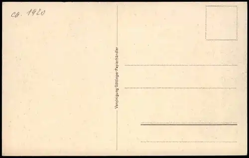 Ansichtskarte Göttingen Partie am Bismarckhaus 1920