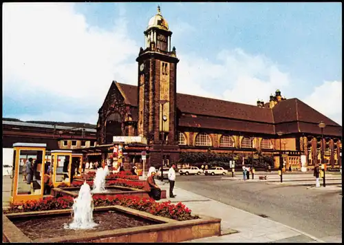 Ansichtskarte Hagen (Westfalen) Hauptbahnhof, Telefonzellen 1979