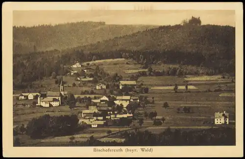 Ansichtskarte Bischofsreuth-Königstein (Oberpfalz) Stadtpartie 1929